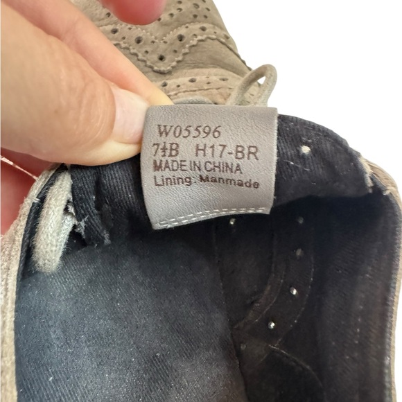 Cole Haan Men’s Grand Tour Suede Oxford Sneaker SZ 7.5M Ironstone Grey W05596 - Picture 6 of 7